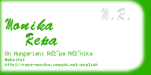 monika repa business card